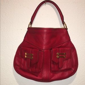 ralph lauren red purse
